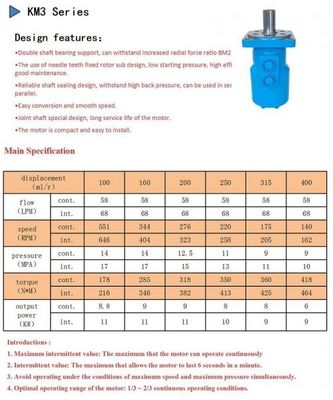kaufen Fährt hydraulische Bremse KM3 100ML/R, das Rig Motor Low Noise bohrt online manufacture